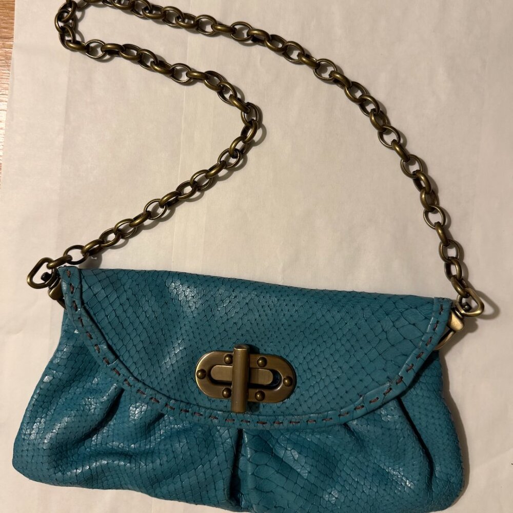 Carla Mancini Amy Snake Print Clutch/Handbag
